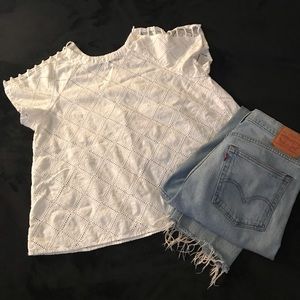 Crochet look blouse